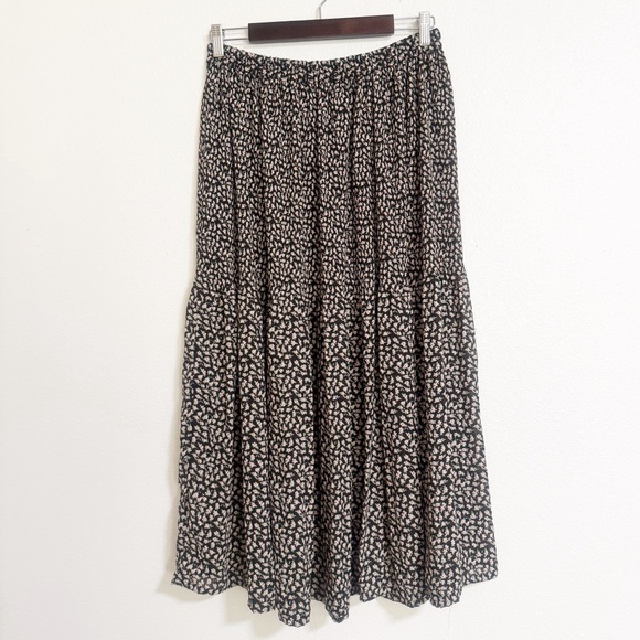 Jacque & Koko Dresses & Skirts - Vintage 90s Jacque and Koko Ditsy Floral Micro Pleated Maxi Skirt